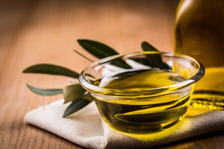 Olive oilの写真素材