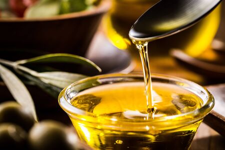 Olive oilの写真素材