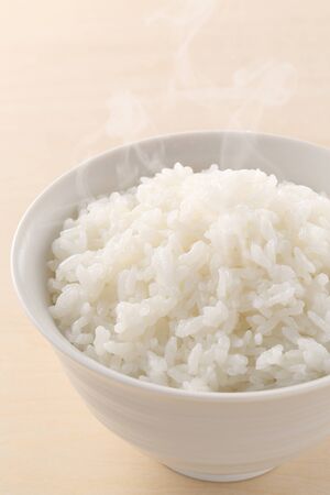 Eat riceの写真素材