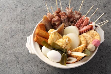 Japanese cuisine, odenの写真素材