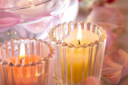 Scented candlesの写真素材