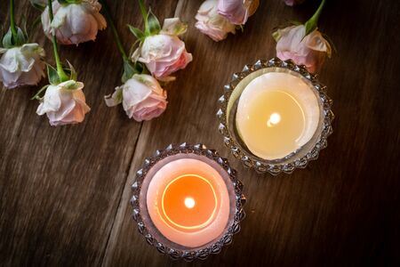 Scented candlesの写真素材