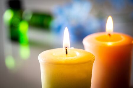 Scented candlesの写真素材