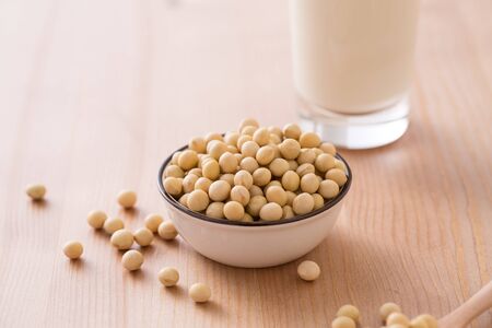 Soy and Soy Milkの写真素材