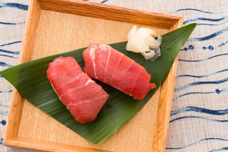 Sushi - Tuna Nakatoroの写真素材