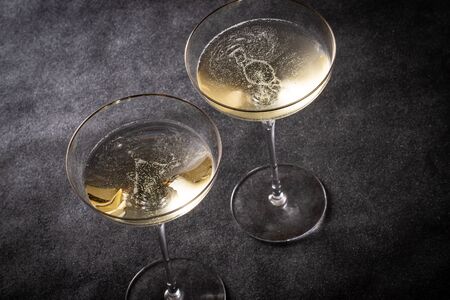 Toasted with champagneの写真素材