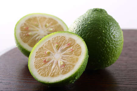 Japanese Citrus, Kabosuの写真素材