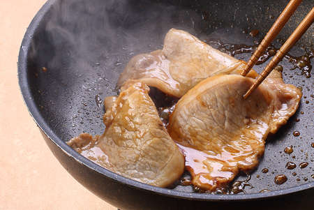 Ginger grilled porkの写真素材