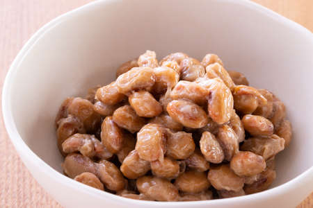 eat natto for breakfastの写真素材