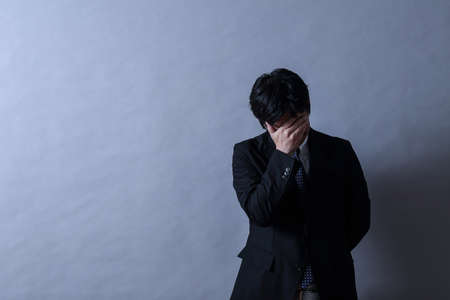 The Man Who Suffersの写真素材