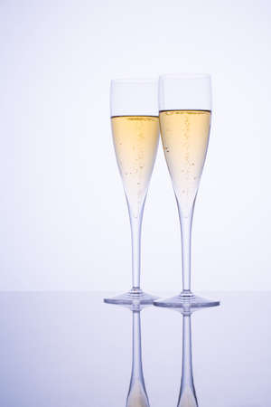 Toasted with champagneの写真素材