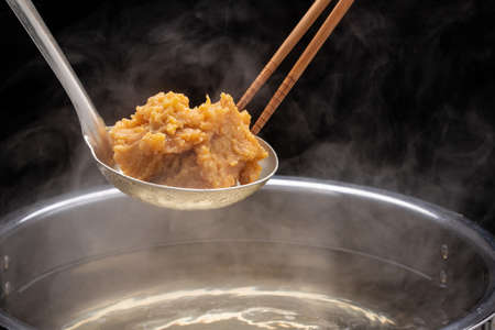 Traditional Japanese seasoning, combined misoの写真素材