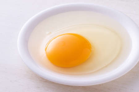 eggs on the tableの写真素材