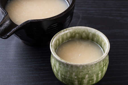 Japanese drinks, amazakeの写真素材