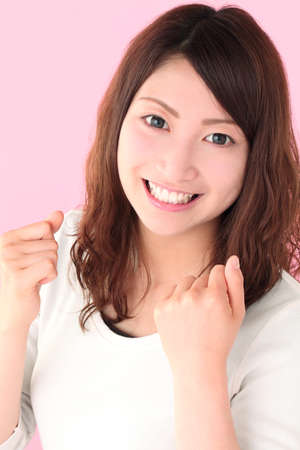 Young Woman Recommendedの写真素材