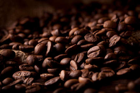 Coffee beans on the table