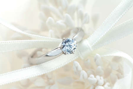 Image of the engagement ringの写真素材