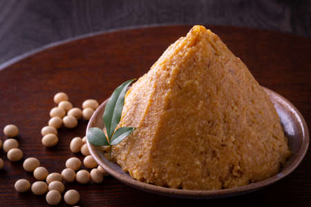 Traditional Japanese seasoning, combined misoの写真素材