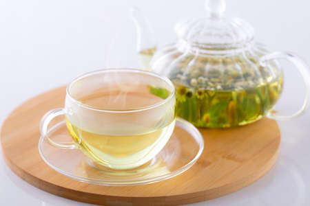Herb Tea to Chamomile Teaの写真素材