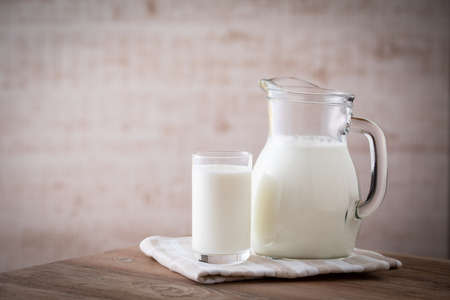 Milk on the table
