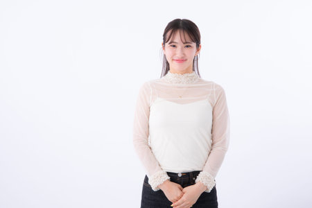 Smiling young womanの写真素材