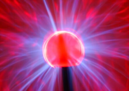 This is a plasma ballの写真素材