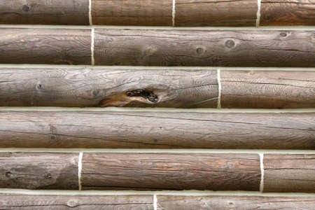 Log cabin backgroundの写真素材