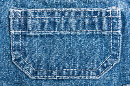 Jean pocket in pantsの写真素材