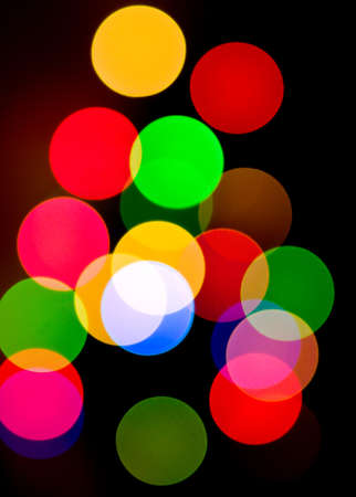 Abstract lens blur with round bokehの写真素材