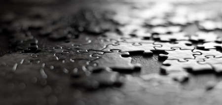 Puzzle bannerの写真素材