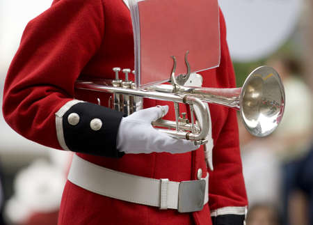 Member of brass marching bandの写真素材