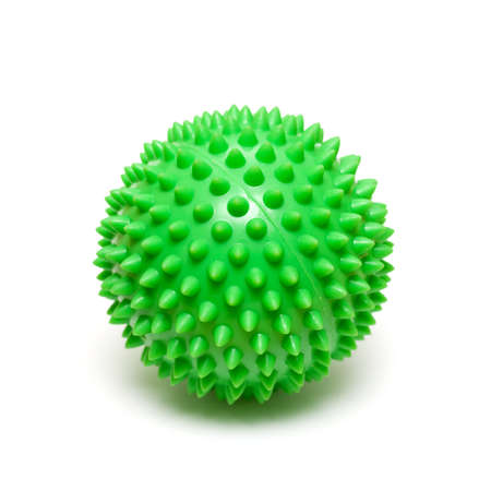 Green spiky ballの写真素材