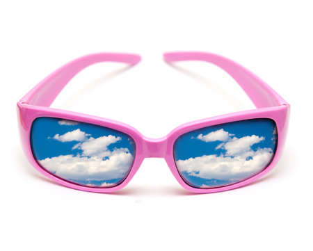 Pink sunglassesの写真素材