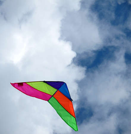 Flying kiteの写真素材