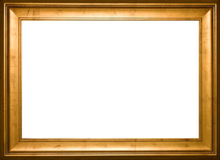 Gold frameの写真素材