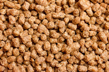 Pieces of bran, high in fiberの写真素材