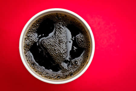 Top view of soda beverageの写真素材