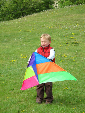 Flying kiteの写真素材