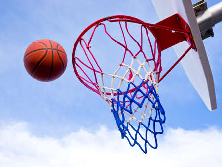 Basketball free throwの写真素材