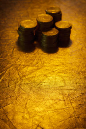 Gold coinsの写真素材