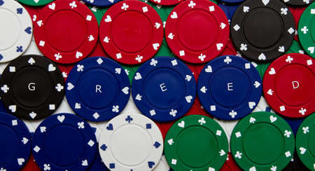 Poker chip backgroundの写真素材