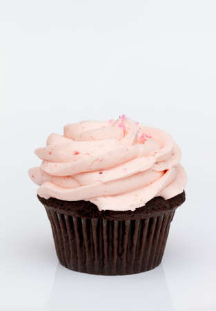Pink cupcakeの写真素材