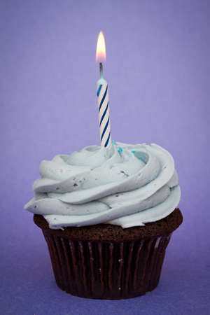 Baby boy cupcakeの写真素材