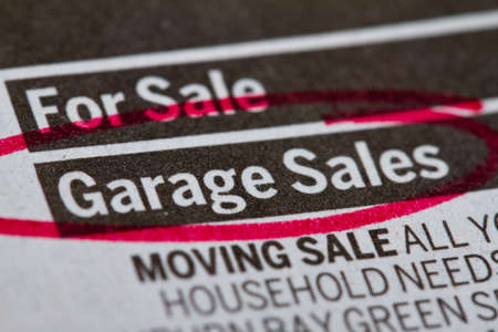 Garage saleのeditorial素材