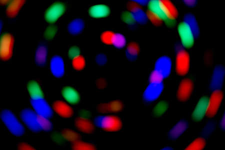 Spinning lightsの写真素材