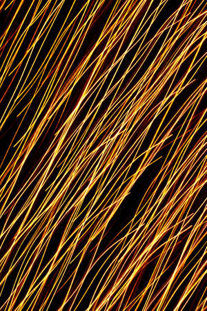 Streaks of lightの写真素材