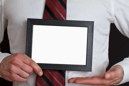 Convincing workerの写真素材