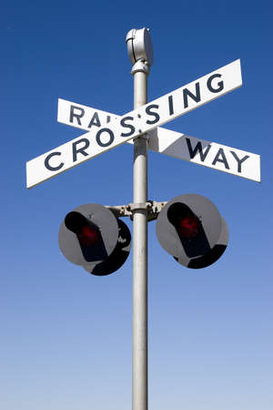 Railway crossingの写真素材