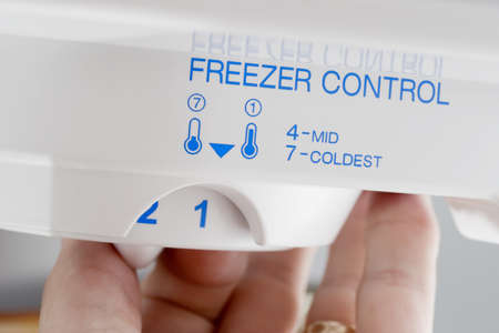 Freezer settingの写真素材