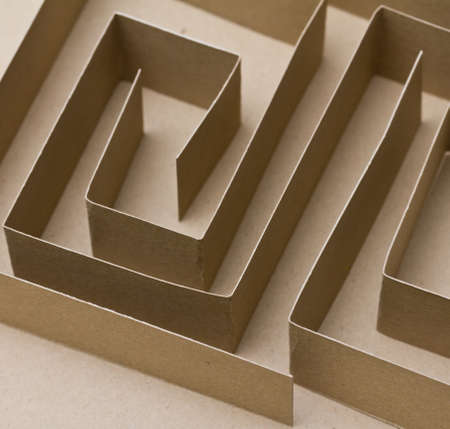 Maze entranceの写真素材